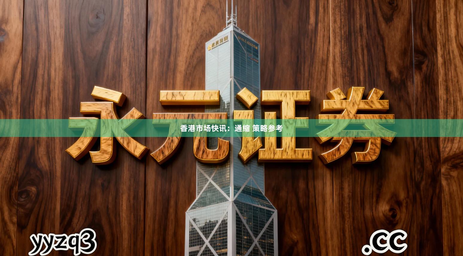 香港市场快讯：通缩 策略参考